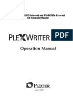 Plextor Plexwriter 820 Manual