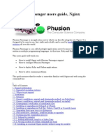 Phusion Passenger users guide for Nginx