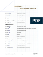 Cathodic Protection Design Calculation by DNV PDF