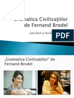 Fernand Brodel Gramatica Civilizațiilor