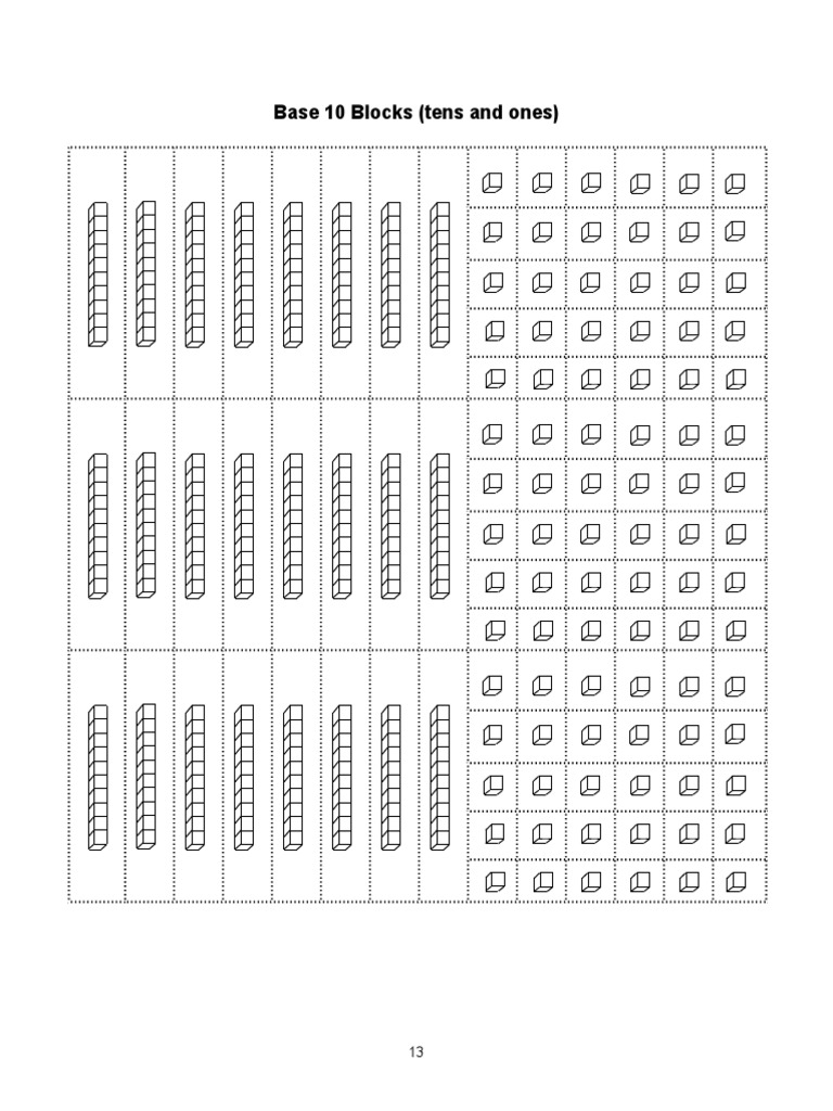 Base10 Tens Ones | PDF