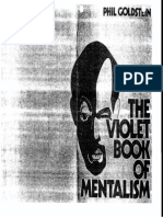 Phil Goldstein - The Violet Book of Mentalism