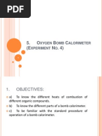 Oxygen Bomb Calorimeter