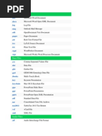 Filename Extensions