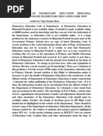Download Department of Elementary Education Himachal Pradesh by  VIJAY KUMAR HEER SN20243062 doc pdf