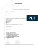 Examen - Salud Ocupacional