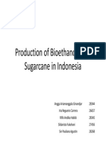 Production of Bioethanol From Sugarcane in Indonesia