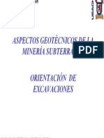 CAPITULO N°3 - ORIENTACIÓN EXCAVACIONES