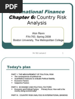 Multinational Finance: Country Risk Analysis