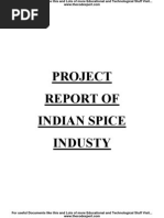 Download Indian Spice Industry by simply_coool SN20244720 doc pdf