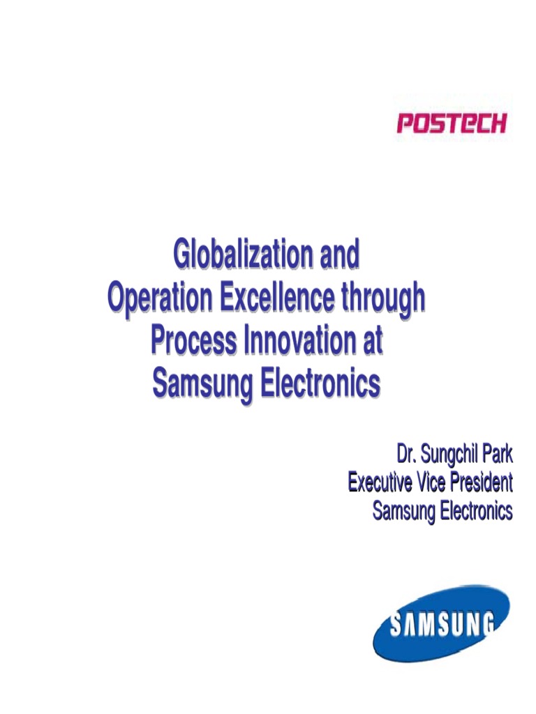 About Samsung Supply Chain Management Supply Chain