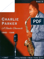 Charlie Parker A Studio Chtonicle