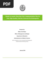 Download Ready to Launch New York Citys Implementation Plan for Free High-Quality Full-Day Universal Pre-Kindergarten by NYC Mayors Office SN202456867 doc pdf