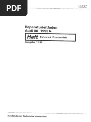 Audi A4 Reparaturleitfaden Pdf  Programs