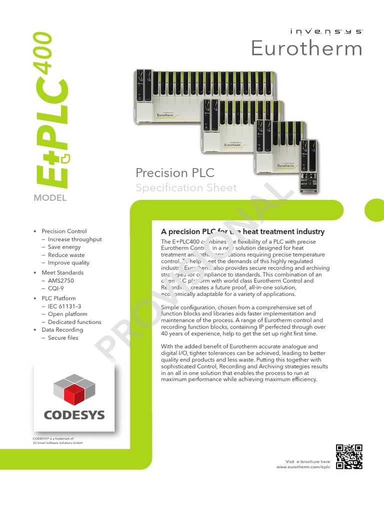 E PLC400 Spec Provisional | PDF | Relay | Programmable Logic Controller