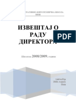 2008-2009. ABŠ Izveštaj o Radu Direktora