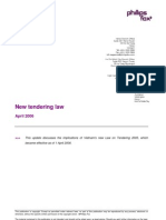 Tendering Law Update Apr 2006