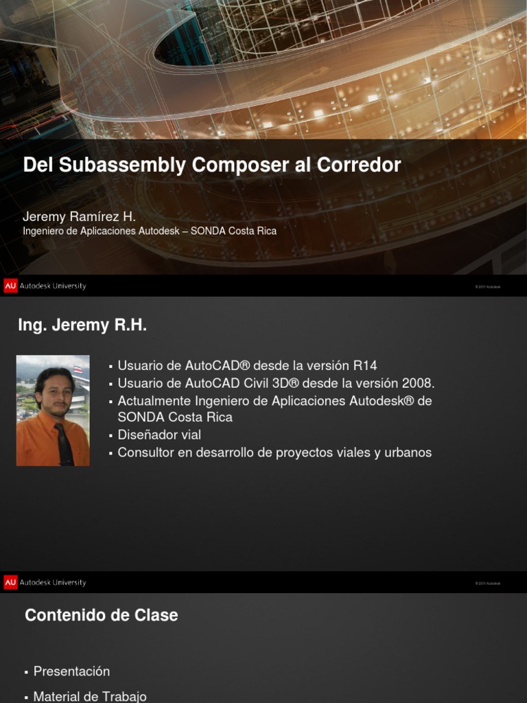 Del Subassembly Composer Al Corredor PDF | PDF | Autodesk | Ingeniería