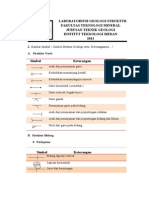 Simbol XX Struktur Geologi