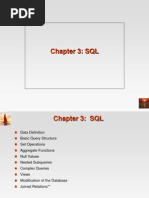 Chapter 3: SQL