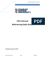 Cdu Harvard Referencing