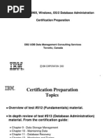 DB2 UDB For UNIX, Windows, OS/2 Database Administration Certification Preparation