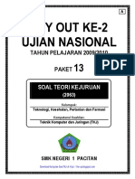 Download Soal UN TryOut Ujian Nasional SMK Teori Kejuruan TKJ - A by Ahfazh Kamal SN202477593 doc pdf