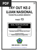 Download Soal UN TryOut Ujian Nasional SMK Teori Kejuruan TKJ - A by Ahfazh Kamal SN202477593 doc pdf