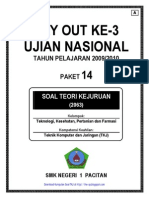 Download Soal UN TryOut Ujian Nasional SMK Teori Kejuruan TKJ - B by Ahfazh Kamal SN202478227 doc pdf
