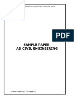 Sample Paper Ad (Civil Engineering)