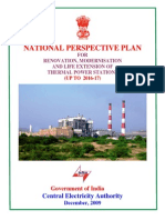 National Perspective Plan For Renovation, Modernisation and Life Extension of Thermal Power Stations (Up To 2016-17)