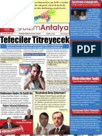 Bizim Antalya Gazetesi Yıl:1 Sayı:1