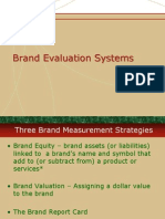 Brand Evaluation Systems