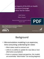 State Network SHADAC Projection Model MNHRS Slides