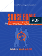 4567 Sanse Egale in Procesul Electoral