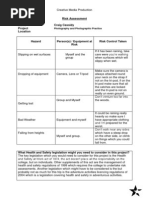 Task 5 Risk Assessment