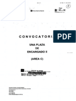 Bases Convocatoria Encargado II HGUGM