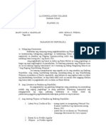 Filipino 201 - Yunit 5 Panahon NG Republika