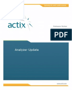 ANALYZER UPDATE