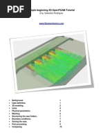 Simple Beginning 3D OpenFOAM Tutorial