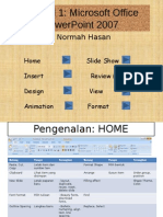 Tutorial 1 How To Make Presentation Using Microsoft PowerPoint 2007 (Malay Version)