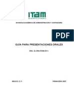 Presentaciones Orales