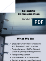 Scientific Communication: Gurudutt R. Kamath