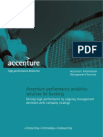 Accenture Performance Analytics Solution for Banking