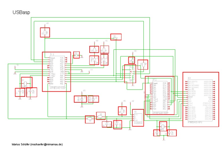 ATmega32 Circuit Diagram Overview | PDF