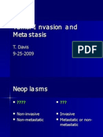 Tumor I Nvasion a Nd Meta Stasis