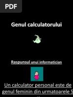 Genul calculatorului