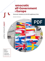 Democratic Self-government in Europe