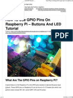 How to Use GPIO Pins on Raspberry Pi - Buttons and LED Tutorial - OscarLiang