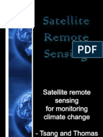 Satellite remote sensing: What visible and infrared channels sense